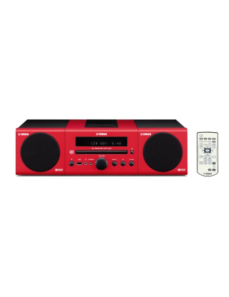 Yamaha MCR-040 Mini impianto audio domestico 30 W Rosso