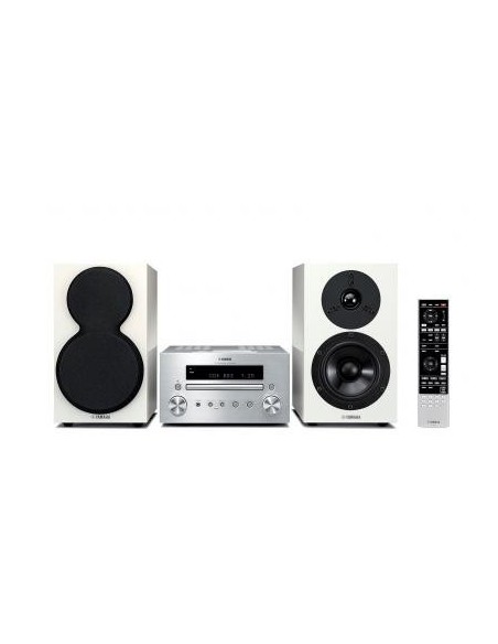 Yamaha MCR-550 Microsistema audio per la casa 64 W Argento, Bianco