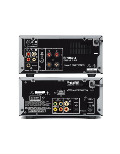 Yamaha MCR-840 sistema home cinema 130 W Nero, Argento