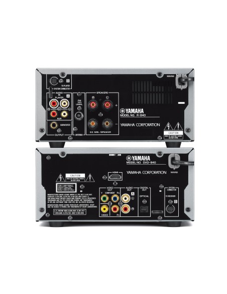Yamaha MCR-840 sistema home cinema 130 W Nero, Argento