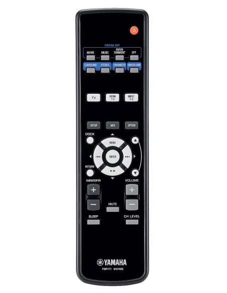 Yamaha YSP-2200 altoparlante soundbar Nero 7.1 canali 132 W
