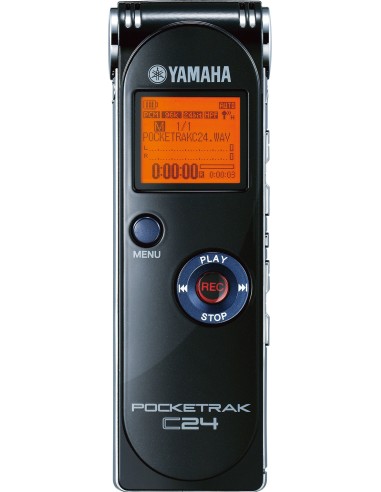 Yamaha POCKETRAK C24 dittafono Memoria interna e scheda di memoria Nero