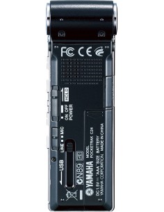 Yamaha POCKETRAK C24 dittafono Memoria interna e scheda di memoria Nero 2