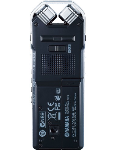 Yamaha POCKETRAK W24 dittafono Memoria interna e scheda di memoria Nero