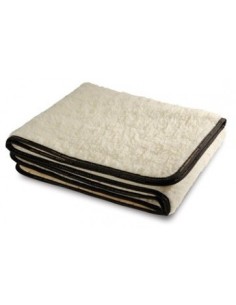 Imetec 16037 scaldaletto Coperta elettrica 150 W Nero, Bianco Lana