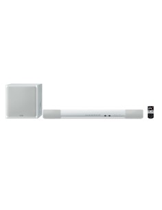 Yamaha YAS-203 Bianco 2.1 canali 200 W