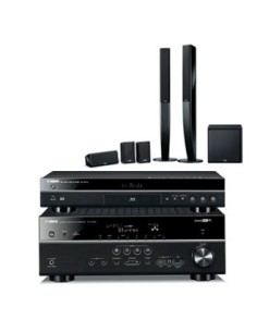 Yamaha BD-Pack 598 sistema home cinema 5.1 canali Compatibilità 3D Nero