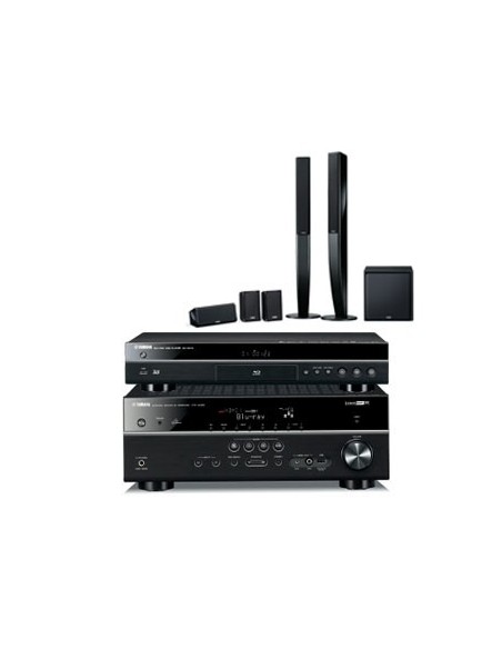 Yamaha BD-Pack 598 sistema home cinema 5.1 canali Compatibilità 3D Nero