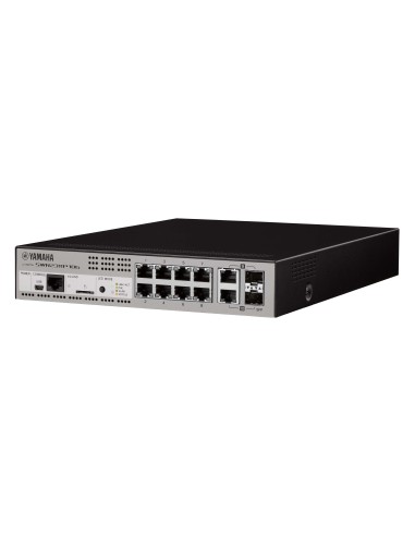 Yamaha SWR2311P-10G Gestito L2 10G Ethernet (100 1000 10000) Supporto Power over Ethernet (PoE) Nero, Argento