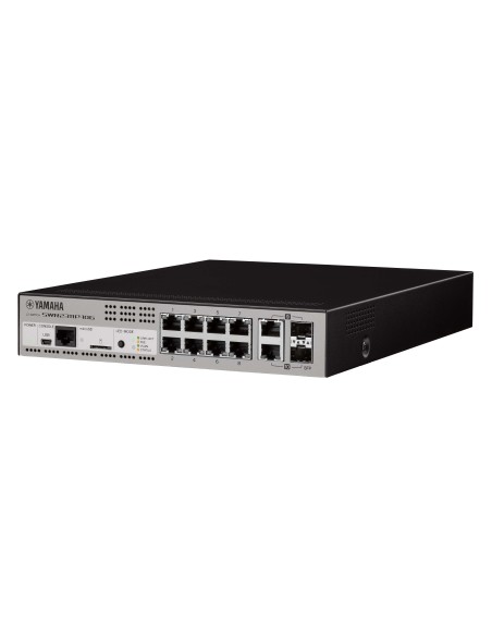 Yamaha SWR2311P-10G Gestito L2 10G Ethernet (100 1000 10000) Supporto Power over Ethernet (PoE) Nero, Argento