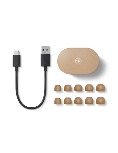 Yamaha TW-E7B Auricolare True Wireless Stereo (TWS) In-ear Musica e Chiamate Bluetooth Beige
