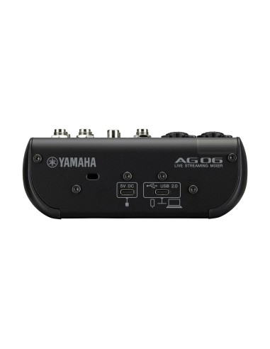 Yamaha AG06MK2 6 canali Nero