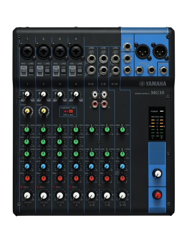 Yamaha MG10 mixer audio 10 canali Nero