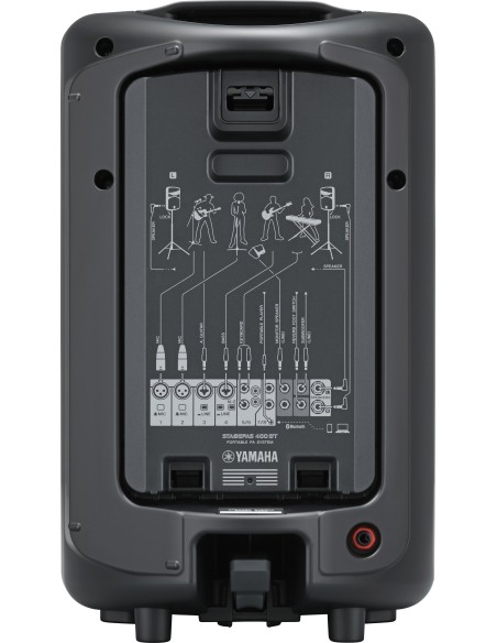 Yamaha Stagepas 400BT Sistema PA indipendente 400 W Nero