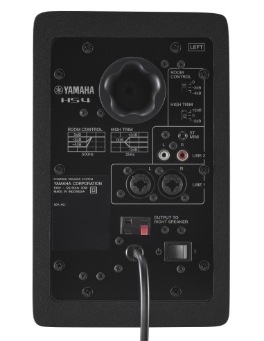 Yamaha HS4 2-vie Nero Cablato 52 W