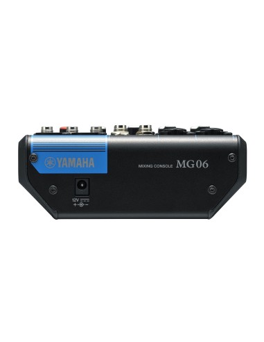 Yamaha MG06 mixer audio 6 canali Nero