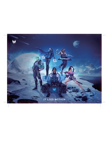 Acer Predator Gaming Mousepad - M size PMP450 Tappetino per mouse per gioco da computer Multicolore