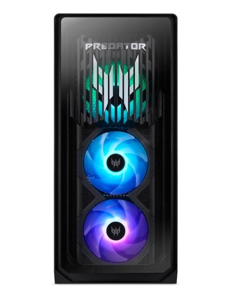 Acer Predator PO5-660 Intel Core Ultra 7 265F 32 GB DDR5-SDRAM 1 TB SSD NVIDIA GeForce RTX 5070 Windows 11 Home Desktop PC Nero