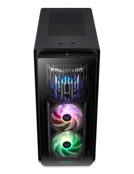 Acer Predator PO5-660 Intel Core Ultra 7 265F 32 GB DDR5-SDRAM 1 TB SSD NVIDIA GeForce RTX 5070 Windows 11 Home Desktop PC Nero
