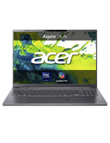 Acer Aspire 16 AI Copilot+ PC Intel Core Ultra 7 258V Computer portatile 40,6 cm (16") OLED WUXGA 32 GB LPDDR5x-SDRAM 1 TB SSD