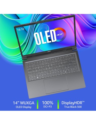 Acer Aspire 14 AI A14-52M-5067 Intel Core Ultra 5 226V Computer portatile 35,6 cm (14") OLED 16 GB DDR5-SDRAM 512 GB SSD Wi-Fi