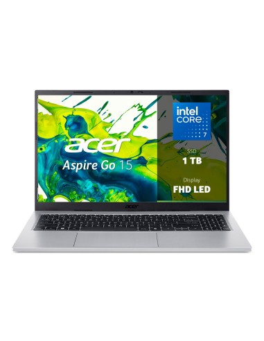 Acer Aspire Go 15 AG15-72P-77TE Intel Core 7 150U Computer portatile 39,6 cm (15.6") Full HD 32 GB DDR4-SDRAM 1 TB SSD Wi-Fi 6