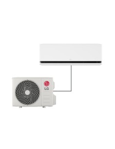 LG DUALCOOL AI Deluxe Climatizzatore split system Bianco