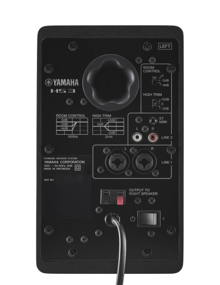 Yamaha HS3 2-vie Nero Cablato 52 W