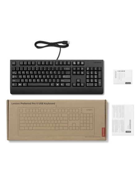 Lenovo 4Y41R64602 tastiera Casa ufficio USB Italiano Nero