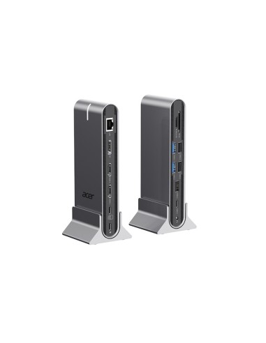 Acer HP.DSCAB.022 replicatore di porte e docking station per laptop Cablato USB 3.2 Gen 1 (3.1 Gen 1) Type-C Argento