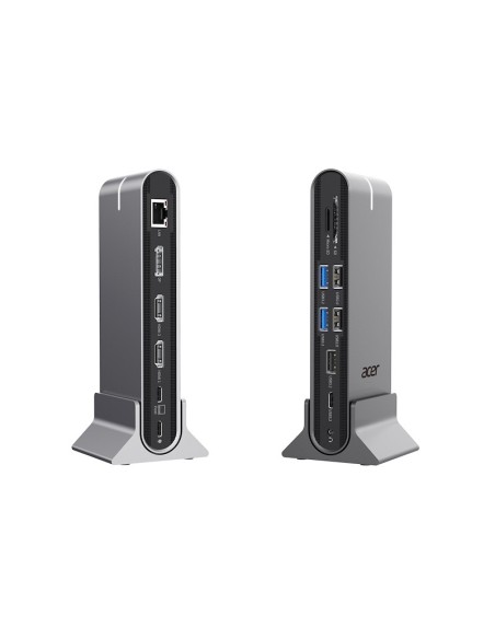 Acer HP.DSCAB.022 replicatore di porte e docking station per laptop Cablato USB 3.2 Gen 1 (3.1 Gen 1) Type-C Argento