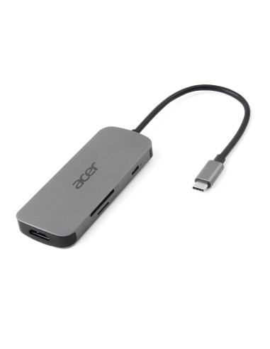 Acer 7in1 Type C Dongle Cablato USB 3.2 Gen 1 (3.1 Gen 1) Type-C Argento