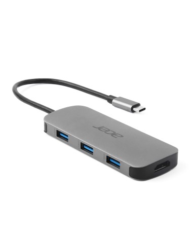 Acer 7in1 Type C Dongle Cablato USB 3.2 Gen 1 (3.1 Gen 1) Type-C Argento