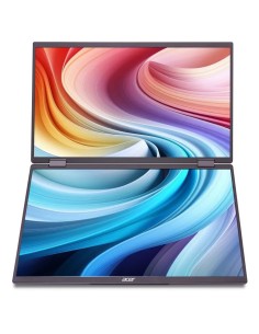 Acer PD163Qbmiuux Monitor PC 39,6 cm (15.6") 1920 x 1080 Pixel Double Full HD LED Grigio 2