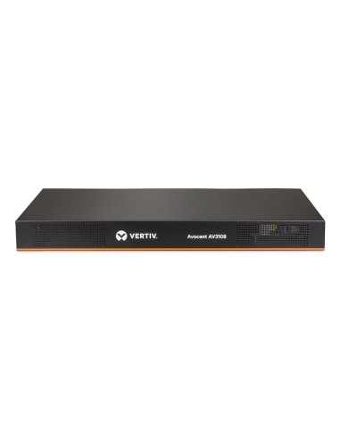 Vertiv Avocent AV 3108 switch per keyboard-video-mouse (kvm) Montaggio rack Nero