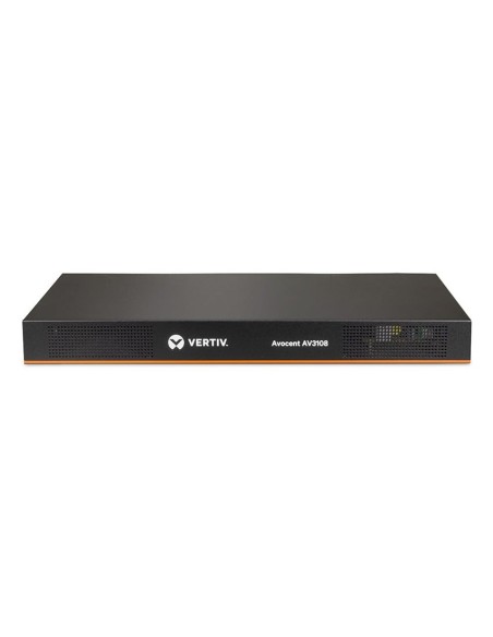 Vertiv Avocent AV 3108 switch per keyboard-video-mouse (kvm) Montaggio rack Nero