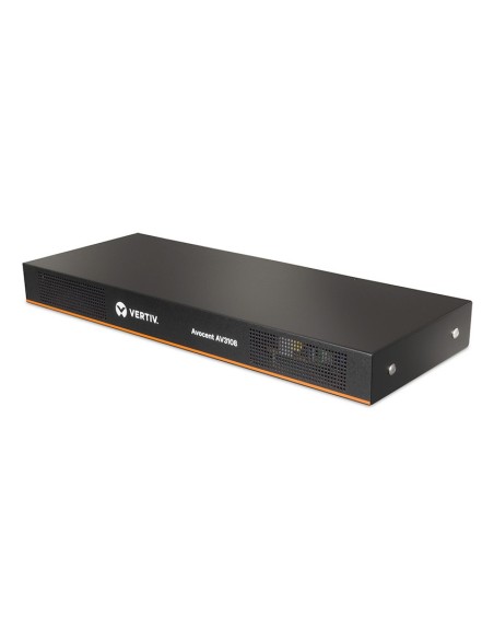 Vertiv Avocent AV 3108 switch per keyboard-video-mouse (kvm) Montaggio rack Nero