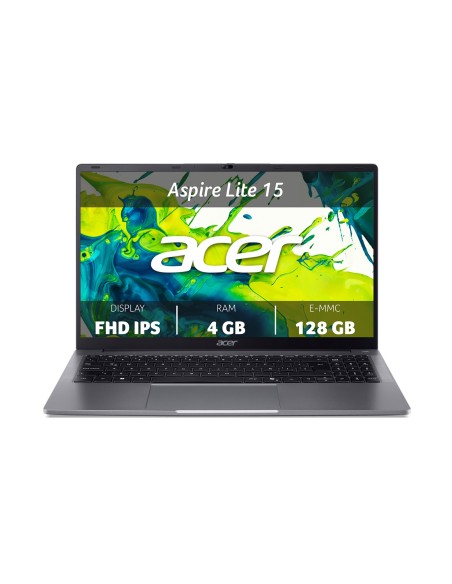 Acer ASPIRE LITE 15 AL15-32P-C425 Intel® Celeron® N4500 Computer portatile 39,6 cm (15.6") Full HD 4 GB DDR4-SDRAM 128 GB HDD