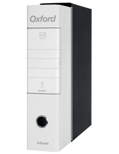 Esselte Registratori in cartone con custodia OXFORD con meccanismo N.1 - F.to Protocollo - Dorso 8