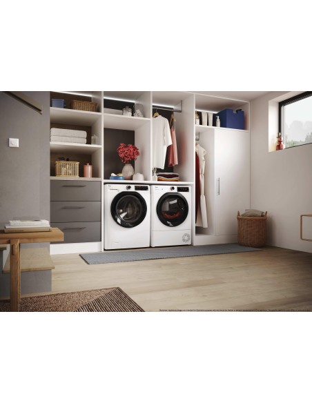 Hoover H-DRY 350, Asciugatrice 8 KG, Classe D, Bianco, Wi-Fi, HR EH8N2DBE-S