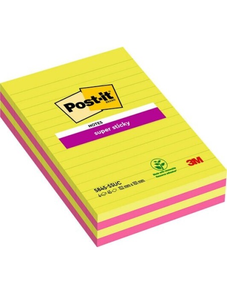 3M 7100235841 pouch autoadesiva Rettangolo Verde, Rosa 45 fogli Autoadesivo