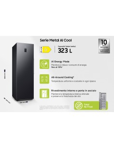 Samsung Freezer Monoporta Bespoke AI 323L RZ70H32HDFEF 2