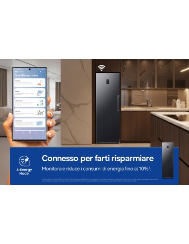 Samsung Freezer Monoporta Bespoke AI 323L RZ70H32HDFEF