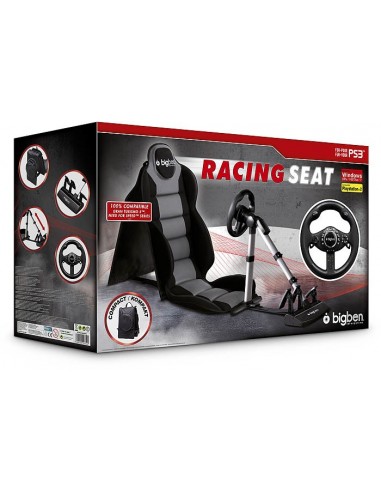 Newave Italia RACING SEAT 2 PS3 PS2 PC RACING SEAT 2 P3APS023 3499550297522 ACCESSORI VARI GAMES