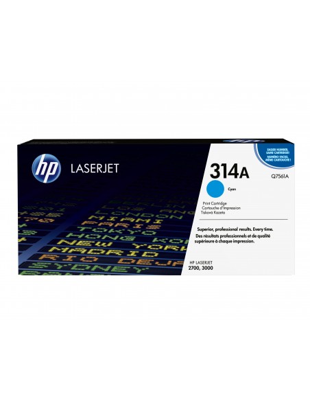 HP CYAN PRINT CARTRIDGE  CLJ 3000 Q7561A Q7561A 0829160697376 MATERIALE DI CONSUMO