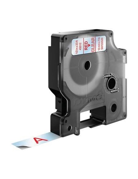 Dymo CF5NASTRI  D1 12MMX7M ROSSO TRASP D1 S0720520 5411313450621 MATERIALE DI CONSUMO