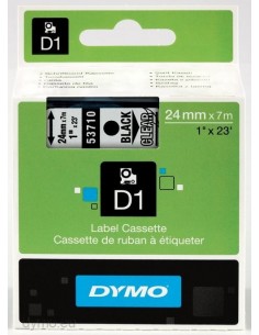 Dymo CF5NASTRI D1 24MMX7M NERO TRASP D1 S0720920 5411313536103 MATERIALE DI CONSUMO