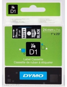 Dymo CF5NASTRI D1 24MMX7M BIANCO NERO D1 S0721010 5411313536219 MATERIALE DI CONSUMO