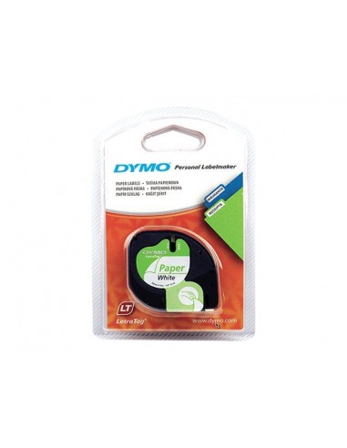 Dymo CF10NASTRI LETR CART 12MMX4M BIA LETRATAG S0721510S 5411313912105 MATERIALE DI CONSUMO