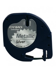 Dymo CF10NASTRI LETRATAG12MMX4M MET ARG LETRATAG S0721730 5411313912181 MATERIALE DI CONSUMO